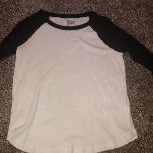 Baseball half sleeve shirt